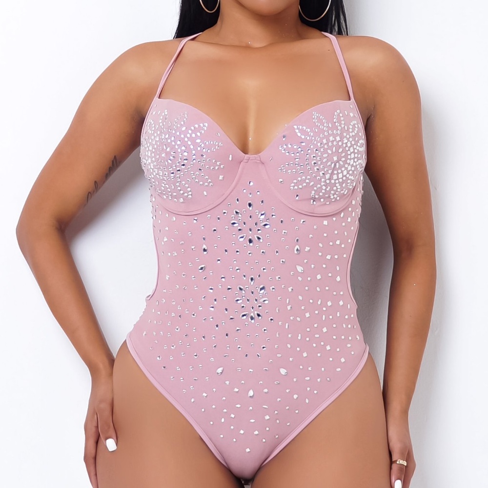 Pink Jewel Bodysuit